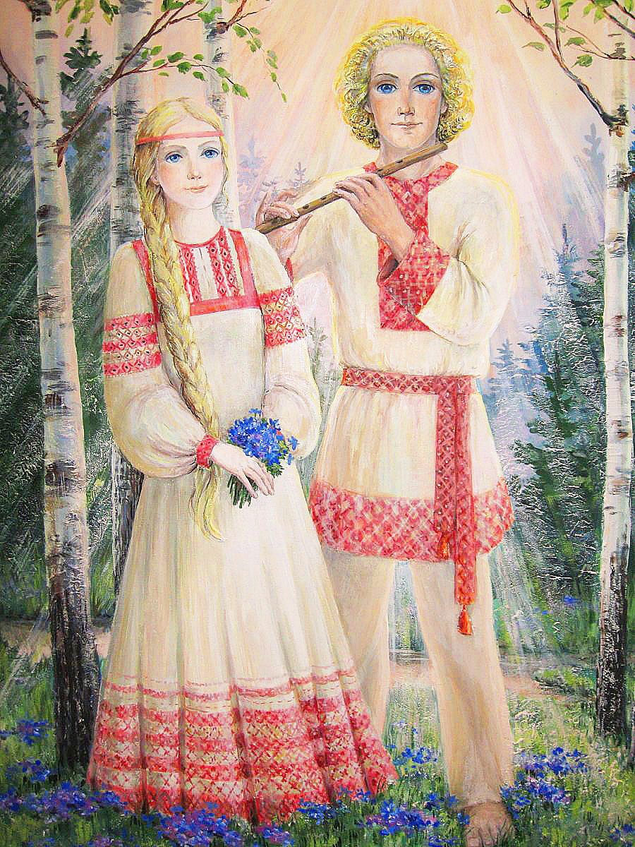 Нонна Кукель картины славянские боги