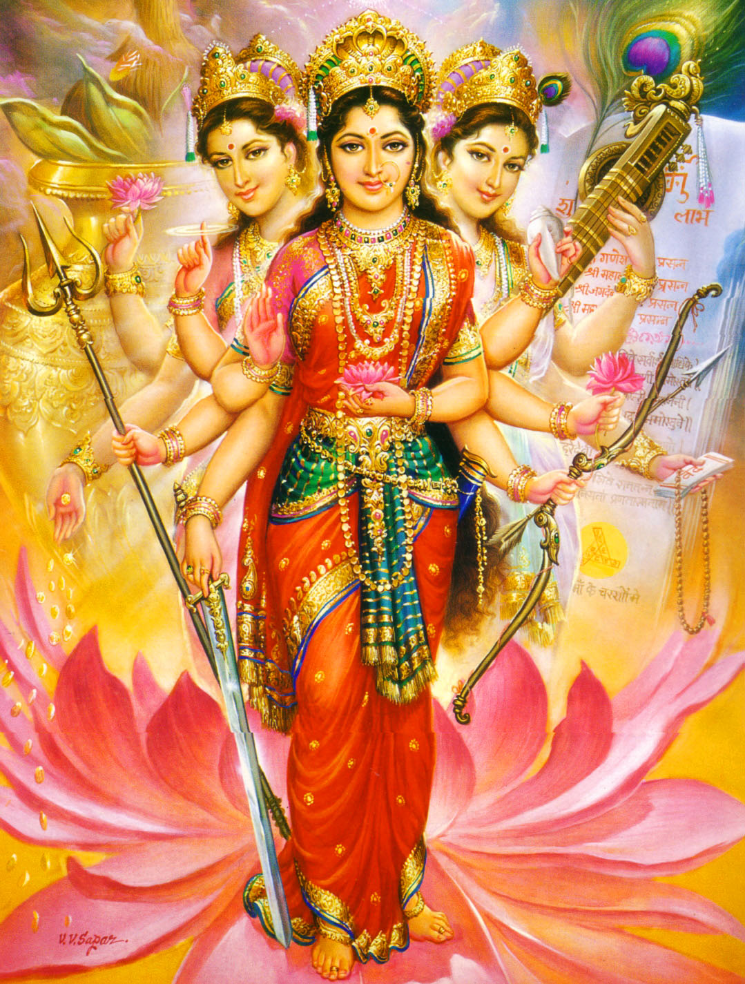Лакшми Деви богиня Индии
